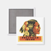 アイダホ・ポカテロ マグネット (正面/裏面)