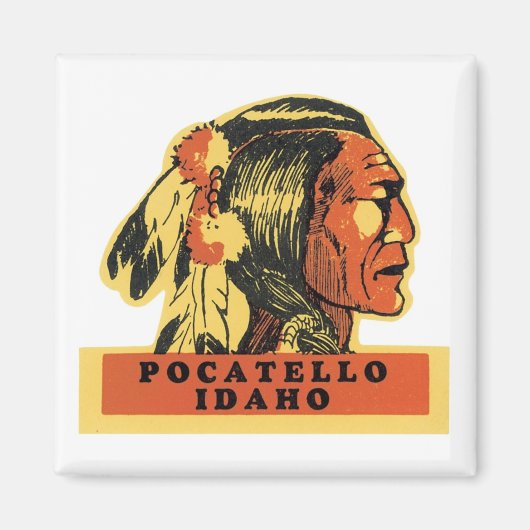 アイダホ・ポカテロ マグネット (正面)