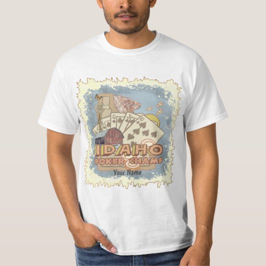 アイダホ ポーカー Tシャツ (正面)