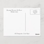 アイダホ・マクコール・スキー・ブルンジ ポストカード (裏面)