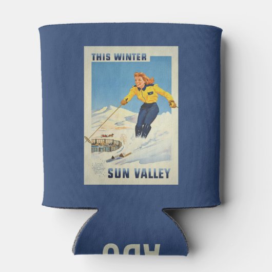 アイダホ・ヴィンテージトラベルのサンバレーはクーラー 缶クーラー (裏面)