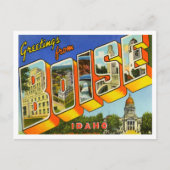 アイダホ・ヴィンテージ旅行ボイシさんからの挨拶 ポストカード (正面)