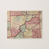 アイダホ(1866年)のヴィンテージの地図 ジグソーパズル (横)