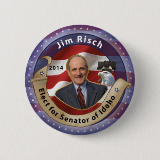 アイダホ- 2014年の上院議員のためのジムRischを選んで下さい 缶バッジ