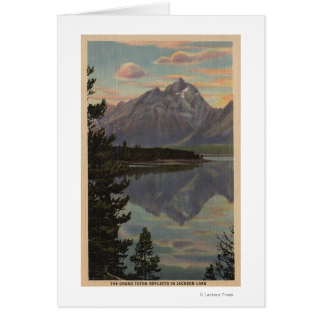 アイダホ – Grand Teton Reflection on Jackson Lake (正面)