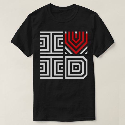 アイダホTシャツが大好き2 Tシャツ (デザイン正面)