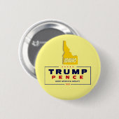 アイダホTrump Pence 2020用 缶バッジ (正面&裏面)