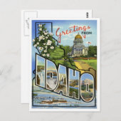 アイダホUS州 ポストカード (正面/裏面)