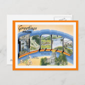 アイダホUS州 ポストカード (正面/裏面)