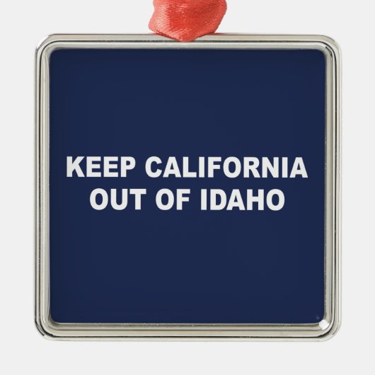 アイダ保ホのカリフォルニア メタルオーナメント (正面)