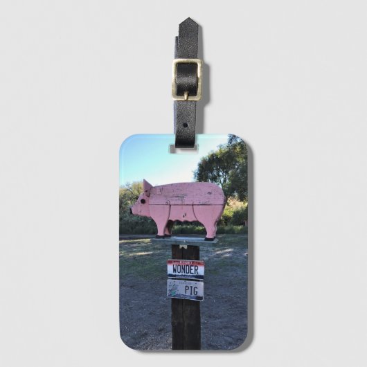 アイダ疑問に思ホ・ピグおもしろい、 ラゲッジタグ (正面縦)