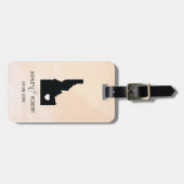 アイダ結婚ホ地図ラゲッジタグ夫婦名 ラゲッジタグ (正面横)