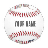 アイダ統一されたホ州レトロ地図ヴィンテージシカUSA 野球ボール (裏面)