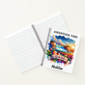 アイダ鮮やかホの風景の美しいを発見 ノートブック (内部)