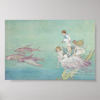 アイダ・レントール・プリント - 魚 ポスター