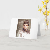 アイダBウェルズアンドトゥルース引用文 カード (黄色い花)