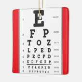 アイチャート光学オーナメント セラミックオーナメント (左)