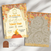 アイッシュホームインディアンベビークレードル式 招待状