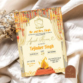 アイッシュホームインディアンベビークレードル式 招待状