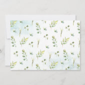 アイツイズボーイガールバルーンベビーシャワー招待状 招待状 (裏面)