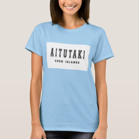 アイツタキ調理師諸島 Tシャツ (正面)