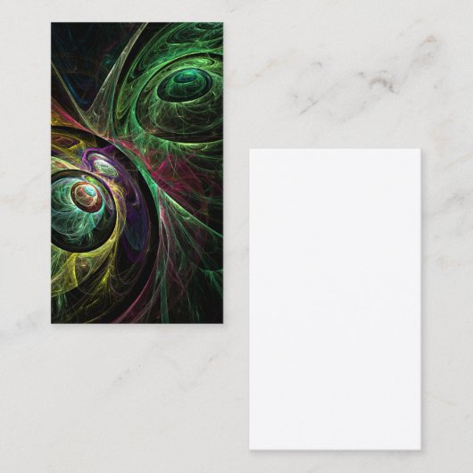 アイツーアイ抽象芸術アート名刺 名刺 (正面/裏面)