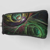 アイツーアイ抽象芸術アート ゴルフヘッドカバー (正面)