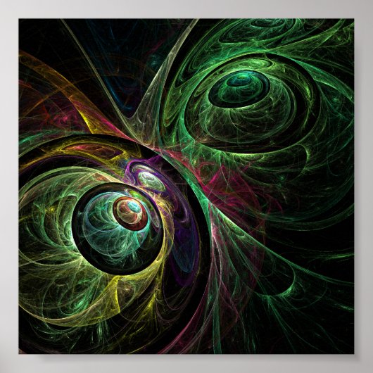 アイツーアイ抽象芸術アート ポスター (正面)