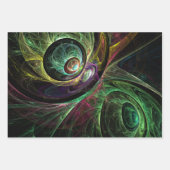 アイツーアイ抽象芸術アート ラッピングペーパーシート (正面3)