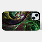 アイツーアイ抽象芸術アート Case-Mate iPhoneケース (裏面 (横))