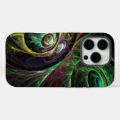 アイツーアイ抽象芸術アート Case-Mate iPhoneケース (裏面 (横))