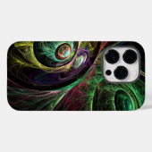 アイツーアイ抽象芸術アート Case-Mate iPhoneケース (裏面 (横))