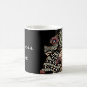 アイテサイケデリックンタクルズ抽象芸術アート コーヒーマグカップ (中央)