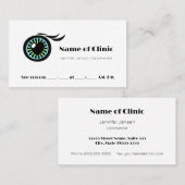 アイテストモダンハートアイリスアポイントメントアラーム 予約カード (正面/裏面)