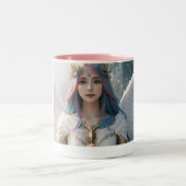 アイテムのストーリーを伝え、その理由を説明する ツートーンマグカップ (中央)