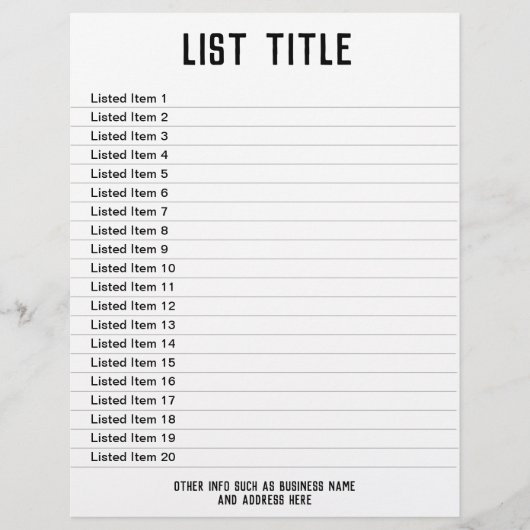 アイテムのリスト。最大20個のアイテムを表示。面独身の付き チラシ (正面)