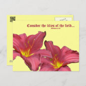 アイテムの調整(赤) ポストカード (正面/裏面)