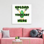 アイテムへのアーカスタマイズトのアップロード キャンバスプリント (インサイチュ (リビング))