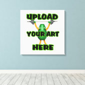 アイテムへのアーカスタマイズトのアップロード キャンバスプリント (インサイチュ (ウッドフロア))