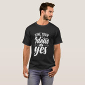アイデアを実現しよう Tシャツ (正面フル)