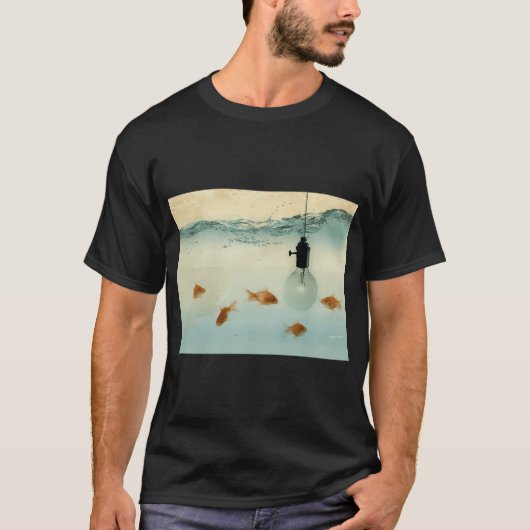 アイデアを釣る Tシャツ (正面)