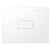 アイデアマッピング シート [A] ノートパッド (正面)