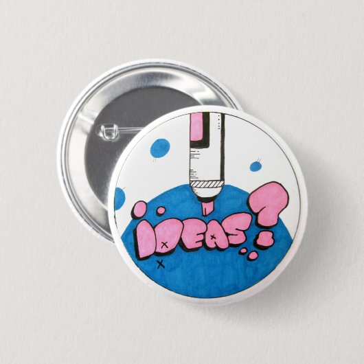 アイディアか。 バッジ (正面&裏面)
