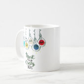 アイディアの信頼熱狂するやる気を起こさせる引用文 コーヒーマグカップ (正面左)