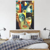 アイディアの場所 キャンバスプリント (インサイチュ (寝室))