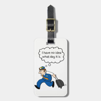 アイディアの男性の搭乗員の荷物のラベル無し ラゲッジタグ