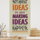 「アイディアの発生」引用文 ポスター (キッチン)