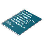 アイディアの螺線形ノートので ノートブック (左側)