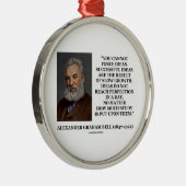 アイディアの遅い成長の鐘の引用文を強制できません メタルオーナメント (右)