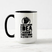 アイディアは破壊できない マグカップ (左)